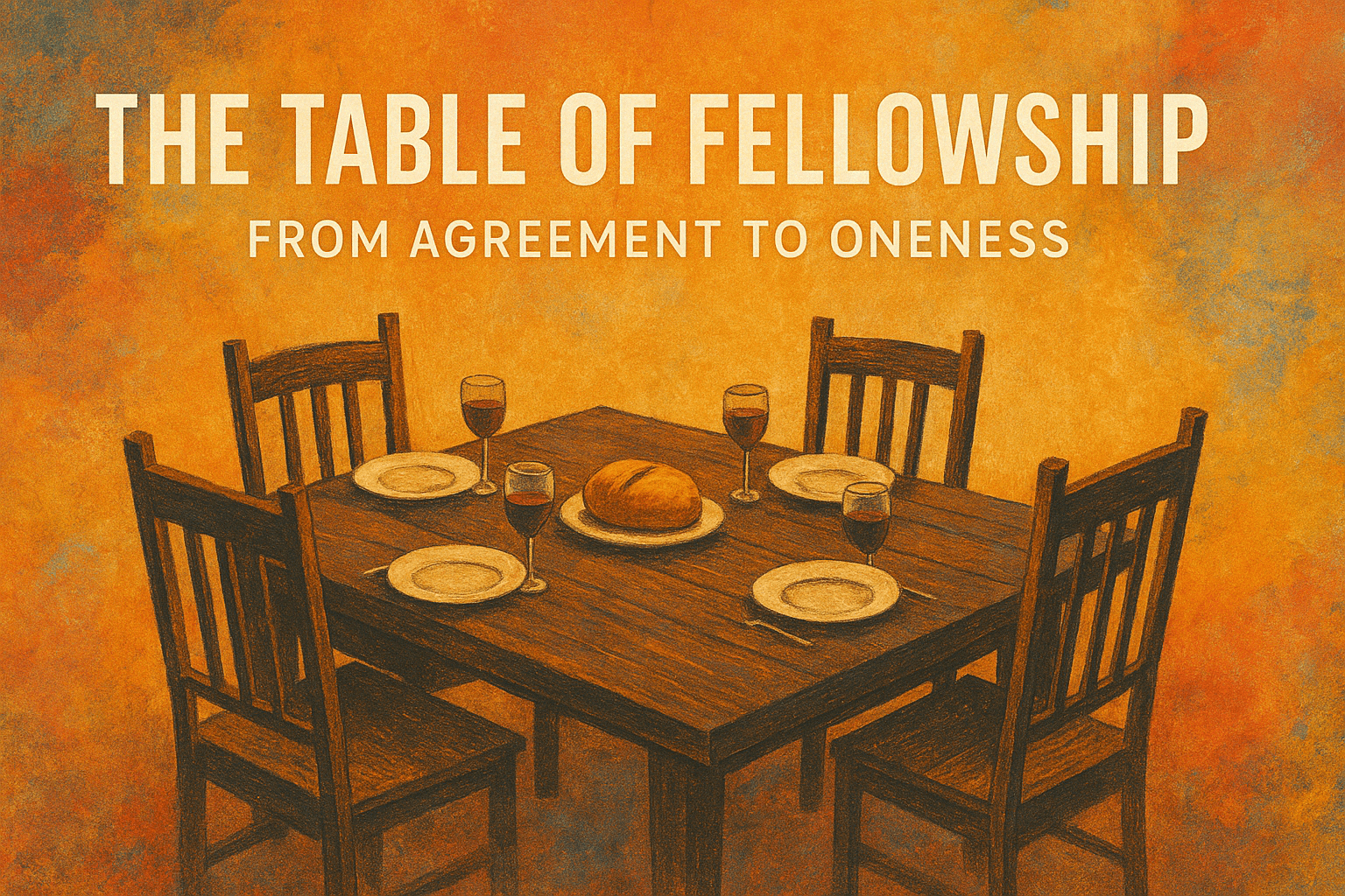 The Table of Fellowship – From Agreement to Oneness